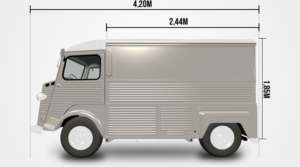 Dimensions camion Citroen HY