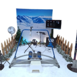 Matériel de réalité virtuelle: simulateur de ski
